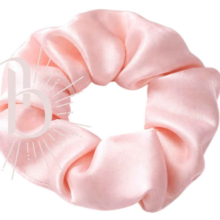 Srunchie pearl licht roze - 6.5 cm