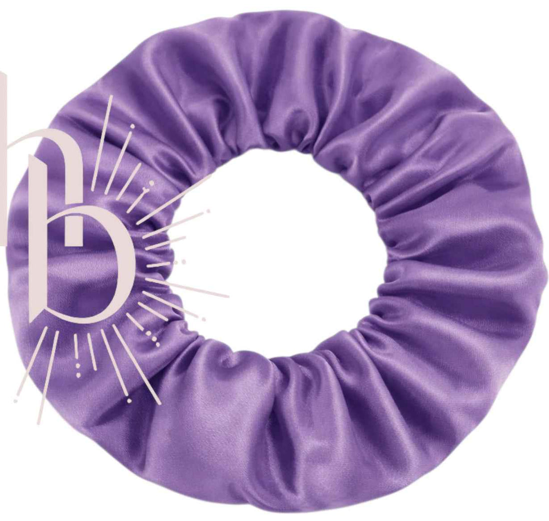 Srunchie licht paars - satijn - xl