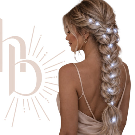Haar lichtjes zilver - Flexibele LED haar lichtjes