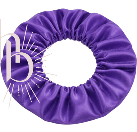 Srunchie paars - satijn - xl