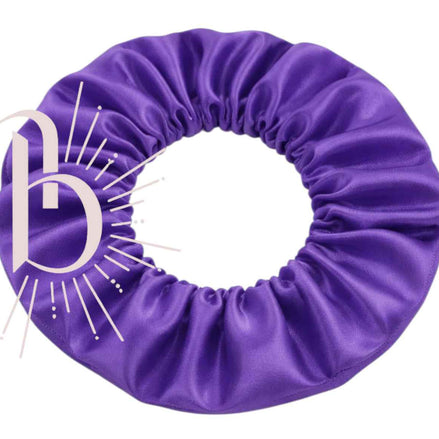 Srunchie paars - satijn - xl
