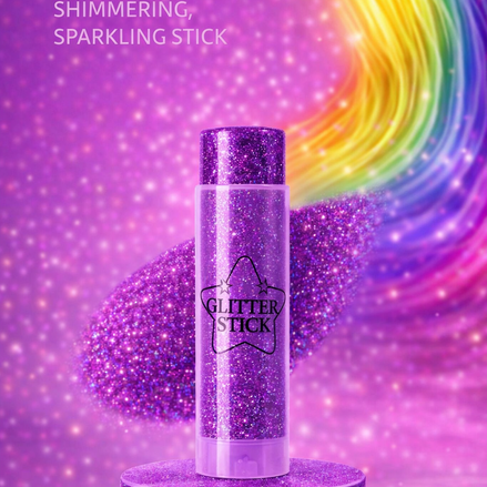 Premium glitter stick paars voor haar en lichaam festival en carnaval - De HaarBoetiek