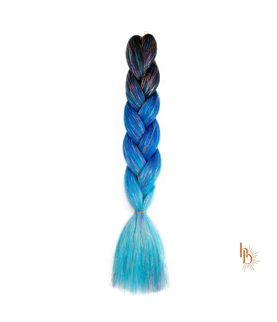 Premium invlecht haar blauw - licht blauw | De haarboetiek