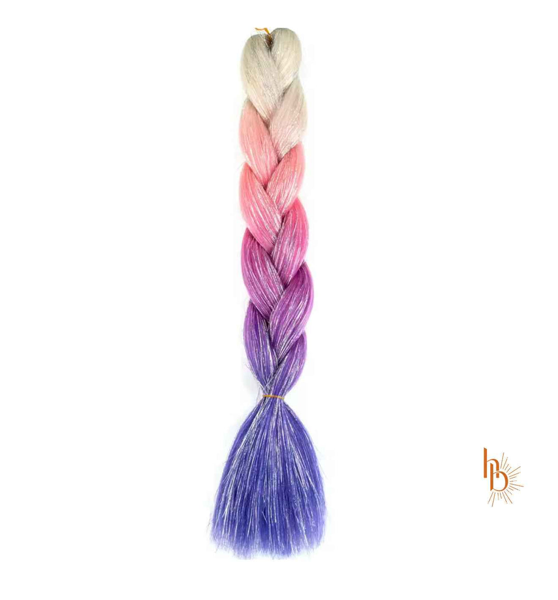 Premium invlecht haar shine bond - roze - paars - blauw | De haarboetiek