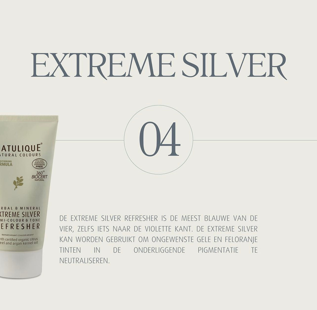 Natulique Refresher Extreme Silver – Root Concealer voor Grijs Haar