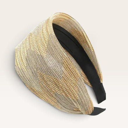 gouden glitter haarband – dames haaraccessoire