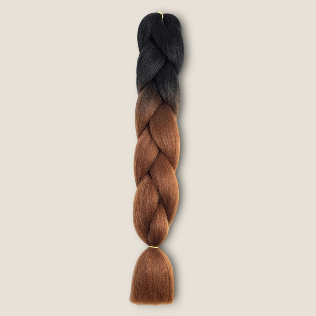 Ombre Invlechthaar – Zwart naar Bruin – ombre vlechthaar voor braids