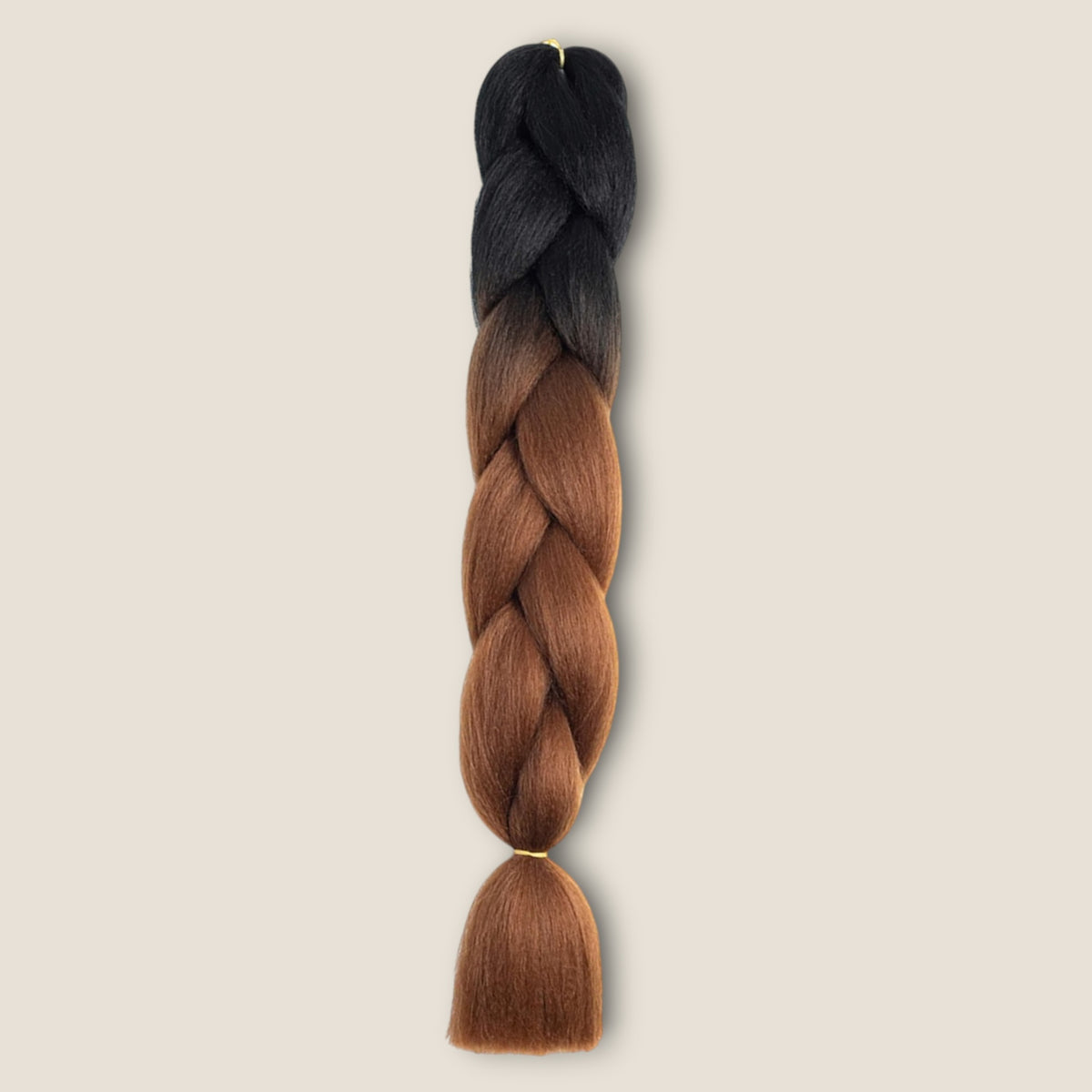 Ombre Invlechthaar – Zwart naar Bruin – ombre vlechthaar voor braids