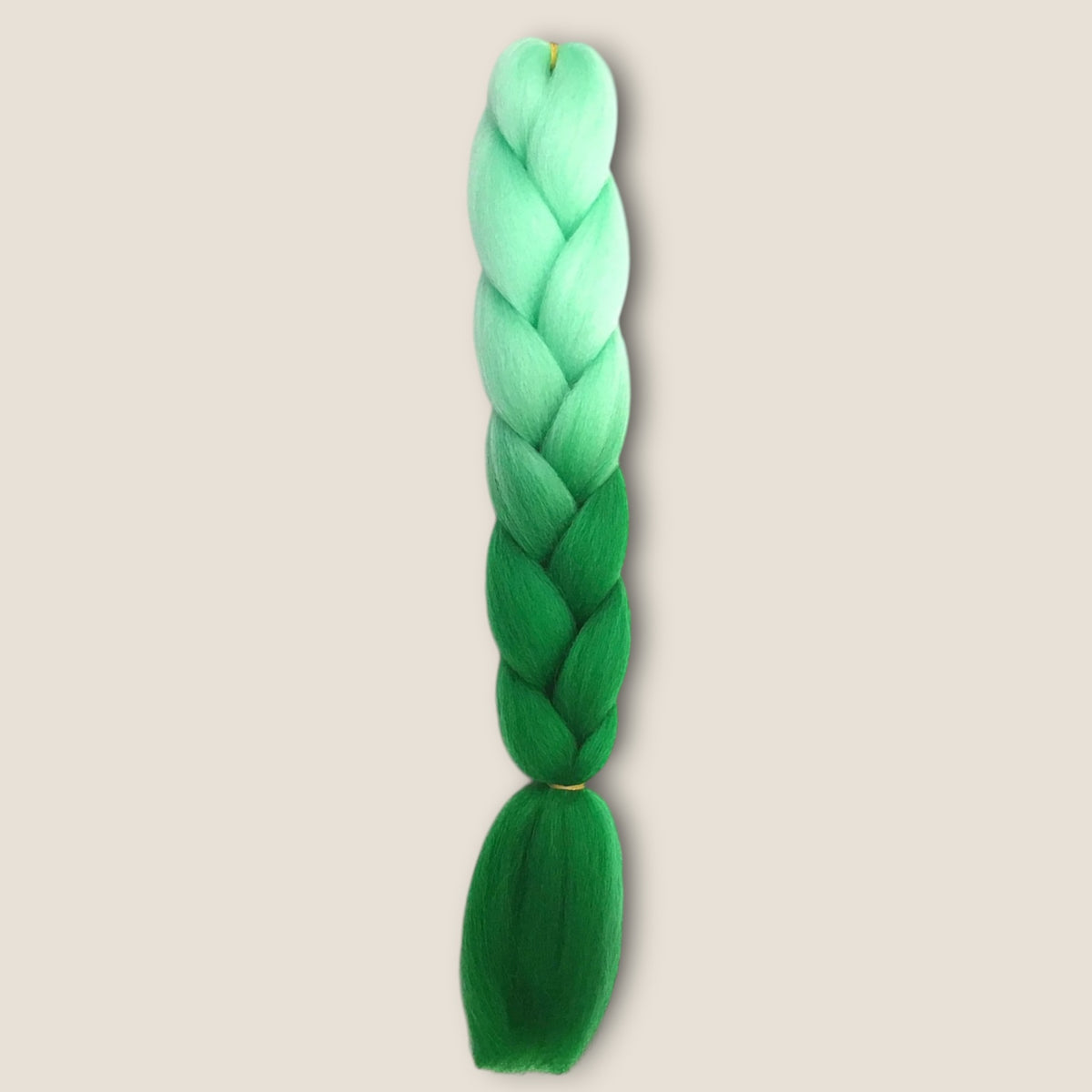 Ombre Invlechthaar – Mintgroen naar Groen – ombre vlechthaar voor braids
