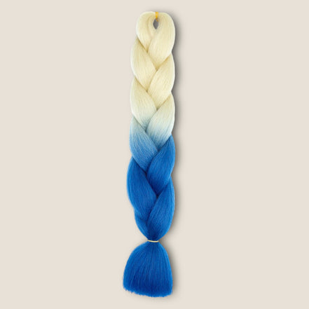 Ombre Invlechthaar – Blond naar Blauw – ombre vlechthaar voor braids