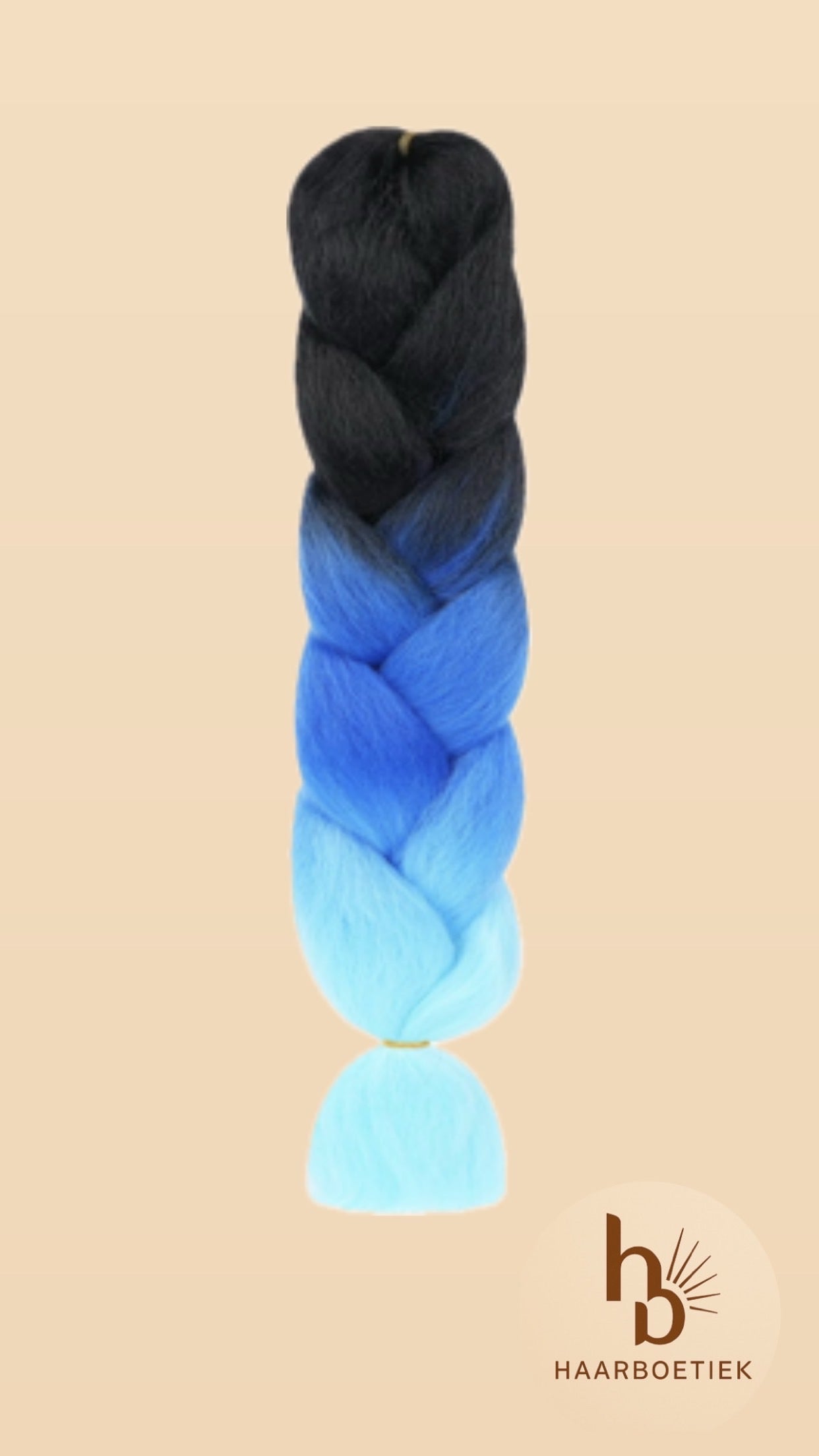 Invlecht haar zwart-blauw - De HaarBoetiek