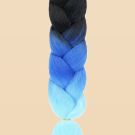Invlecht haar zwart-blauw - De HaarBoetiek
