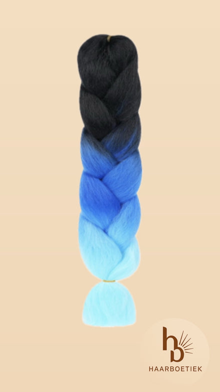 invlecht haar zwart - blauw | de haarboetiek.nl