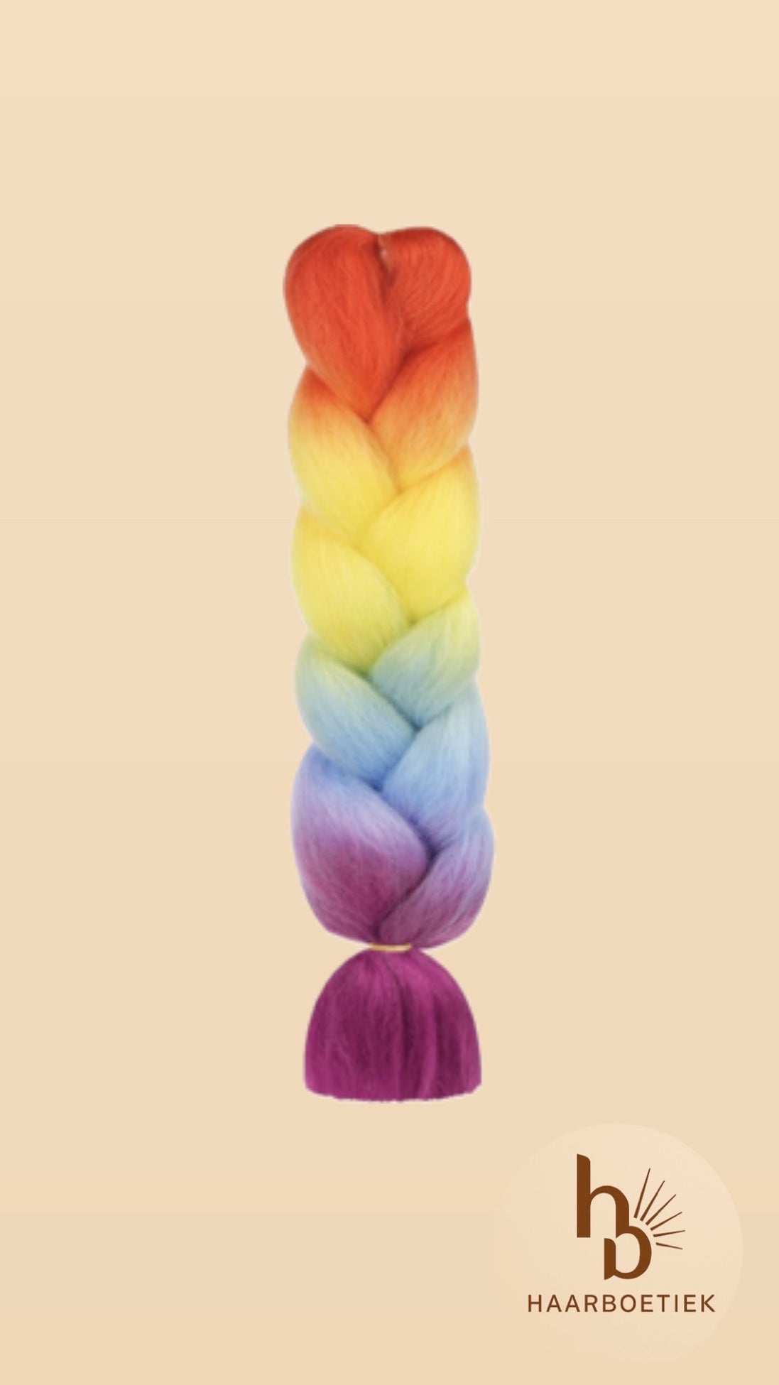 invlecht haar regenboog | De haarboetiek.nl