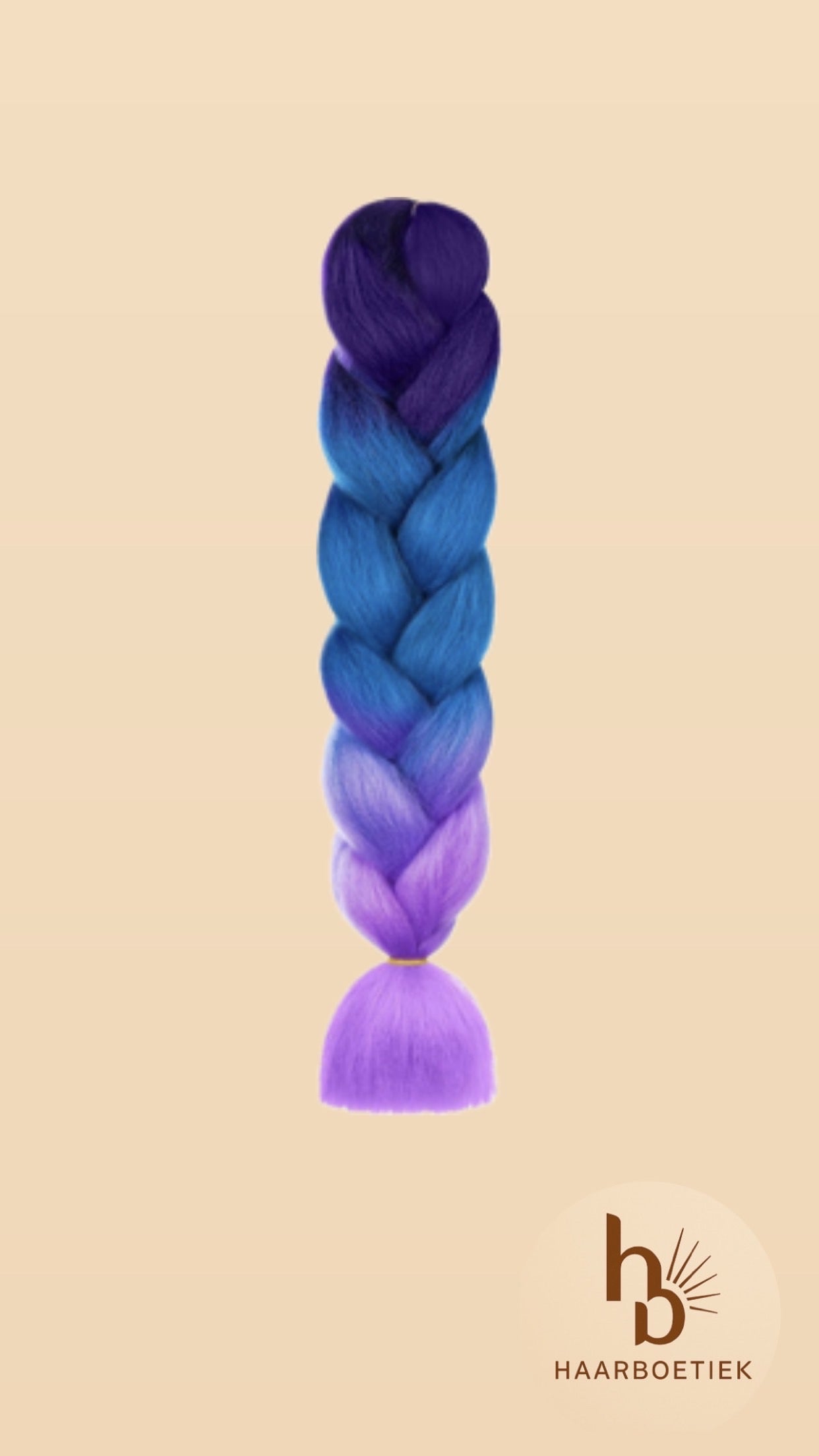 Invlecht haar mermaid donker - De HaarBoetiek