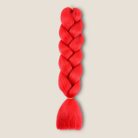 Invlechthaar – Felrood – synthetisch vlechthaar voor braids