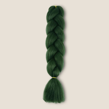 Invlechthaar – Donkergroen – synthetisch vlechthaar voor braids