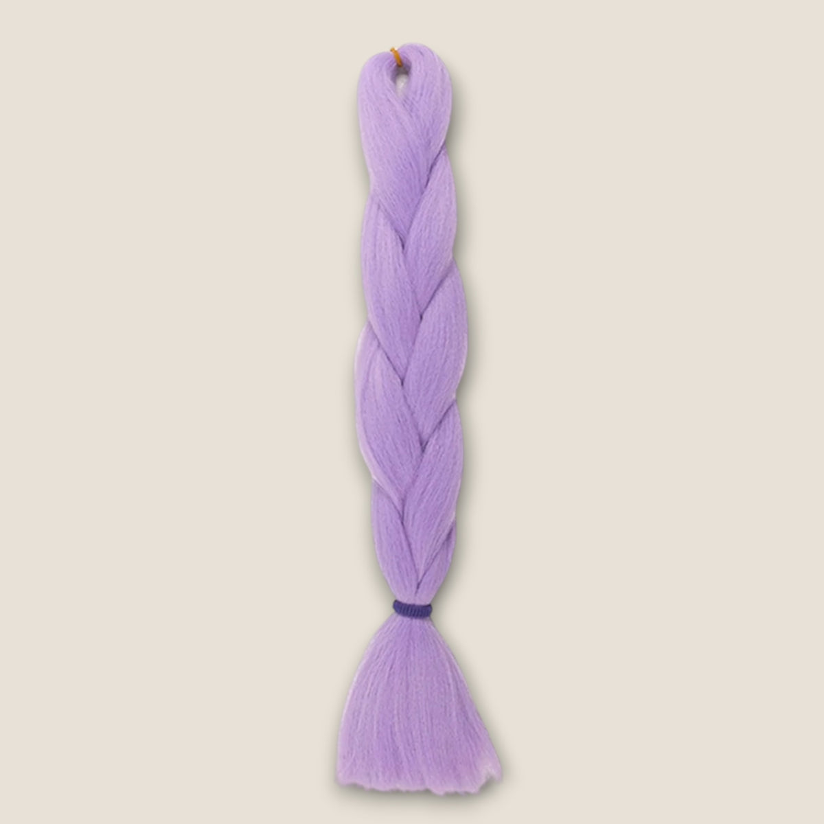 Glow in the Dark Invlechthaar 60 cm – Lila – synthetisch vlechthaar voor braids
