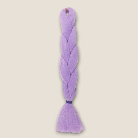 Glow in the Dark Invlechthaar 60 cm – Lila – synthetisch vlechthaar voor braids