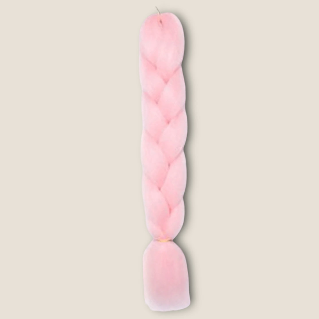 Glow in the Dark Invlechthaar 60 cm – Lichtroze – synthetisch vlechthaar voor braids