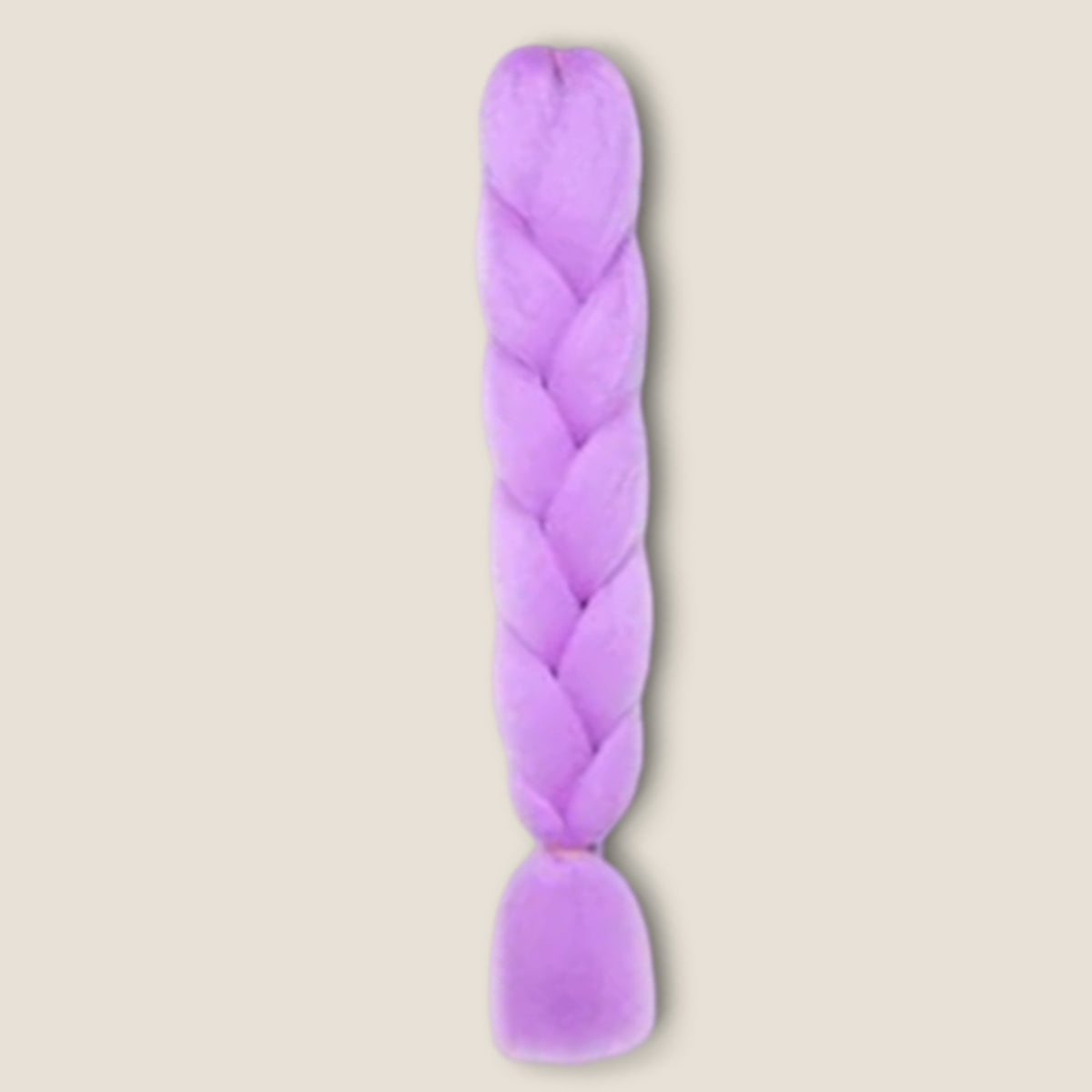 Glow in the Dark Invlechthaar 60 cm – Paars – synthetisch vlechthaar voor braids