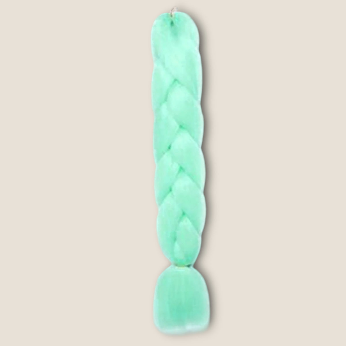 Glow in the Dark Invlechthaar 60 cm – Mint – synthetisch vlechthaar voor braids