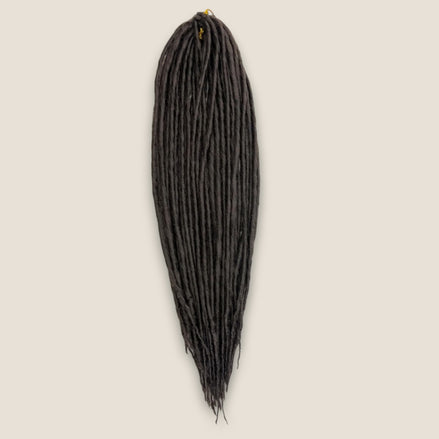 Zwarte dreads 50 cm 100 gram – synthetische dreadlocks