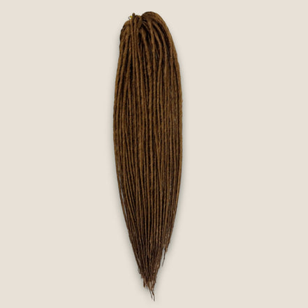 Bruine dreads 50 cm 100 gram – synthetische dreadlocks