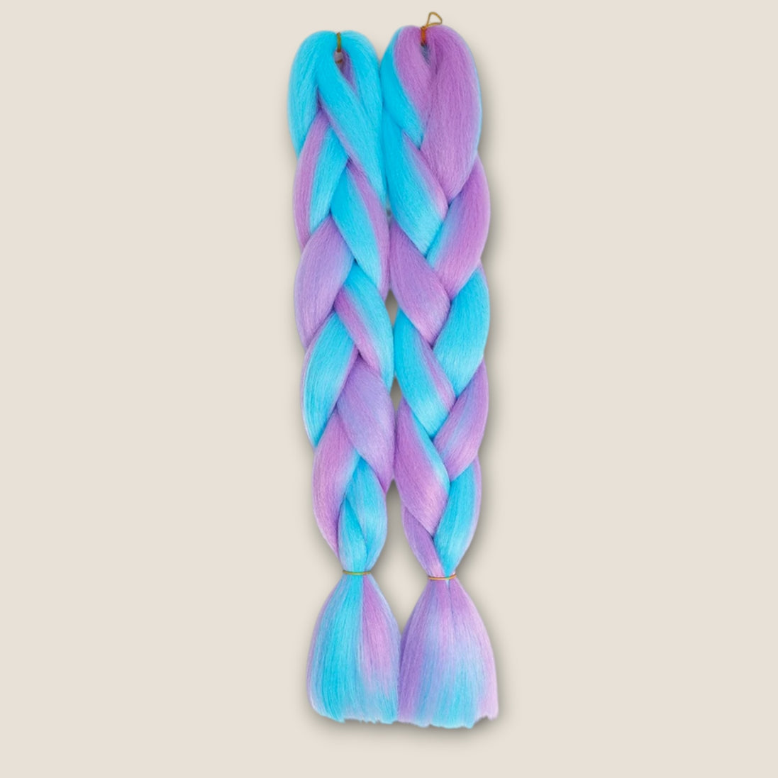 Invlechthaar Set – Blauw Lila – synthetisch vlechthaar voor braids