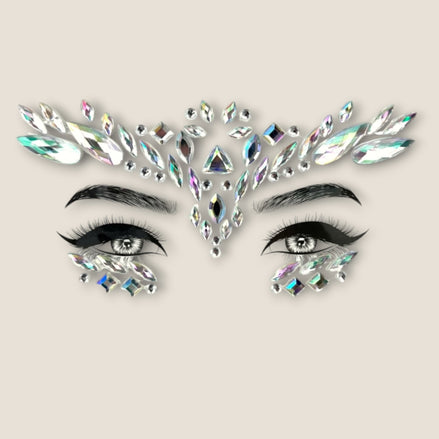 Face Jewels Iriserend Kristal – Festival Gezichtssteentjes – De HaarBoetiek
