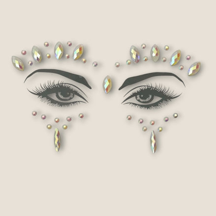 Face Jewels Subtiel Iriserend – Festival Gezichtssteentjes – De HaarBoetiek