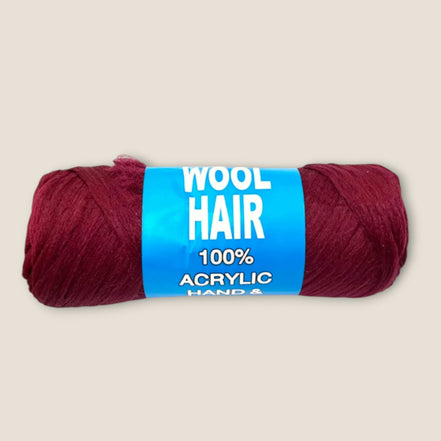 Acryl Haarwol – Bordeauxrood – De HaarBoetiek