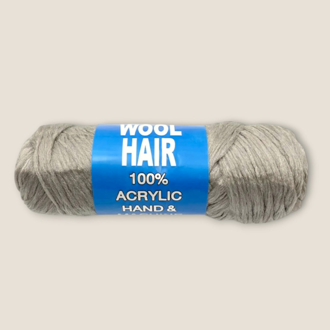 Acryl Haarwol – Lichtgrijs – De HaarBoetiek