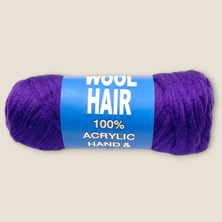 Acryl Haarwol – Paars – De HaarBoetiek