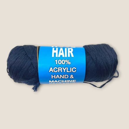 Acryl Haarwol – Donkerblauw – De HaarBoetiek