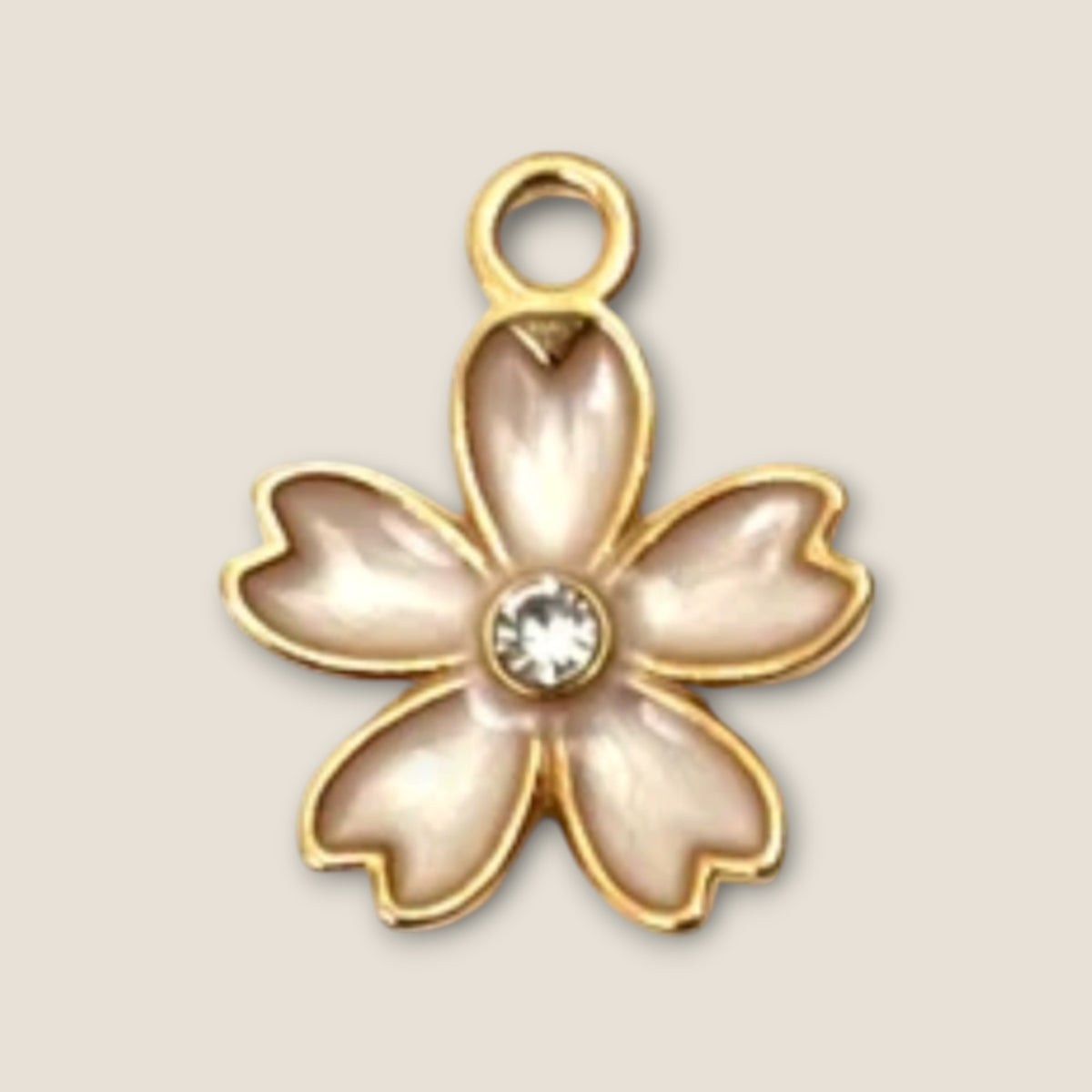 Haarbedel Bloem Champagne