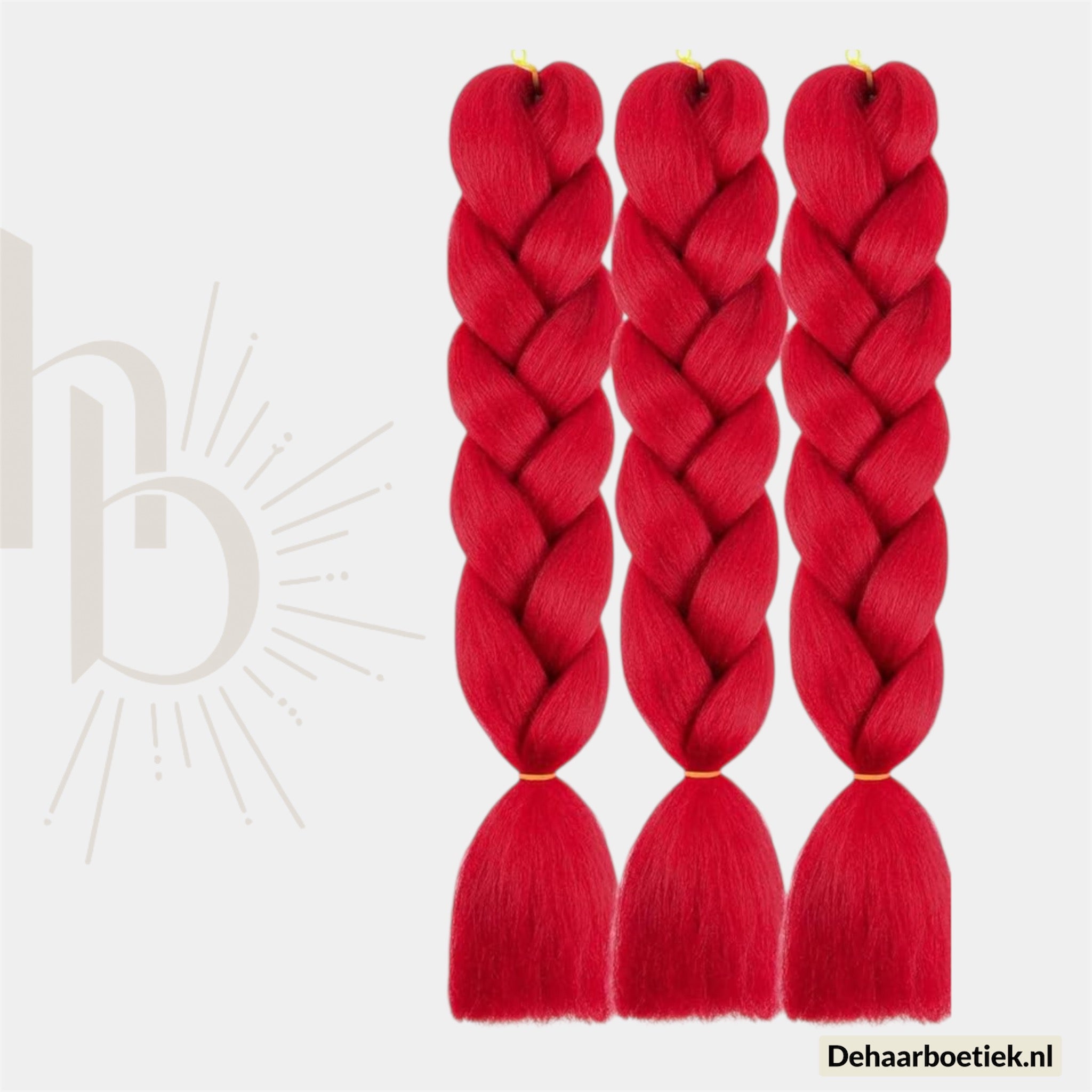 Braid invlecht haar bundel 3 - De haarboetiek
