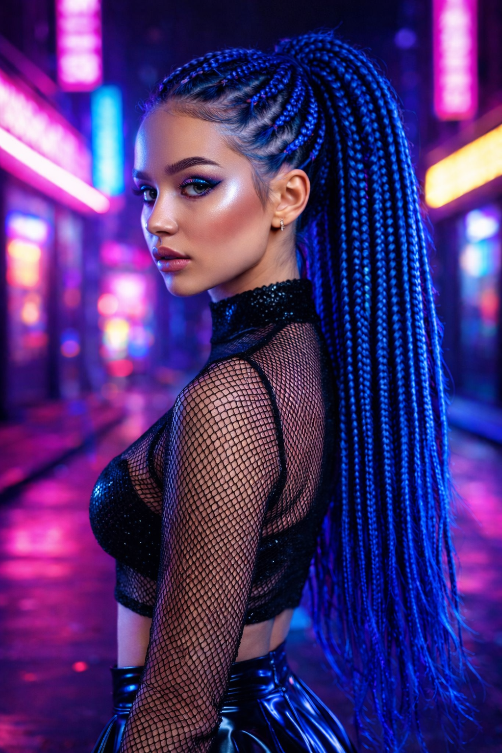 invlecht haar blauw | De haarboetiek.nl