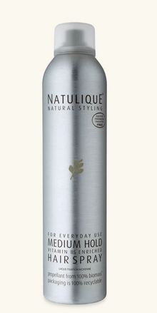Natulique mini medium hold hairspray 75ml reisformaat haarlak - De HaarBoetiek