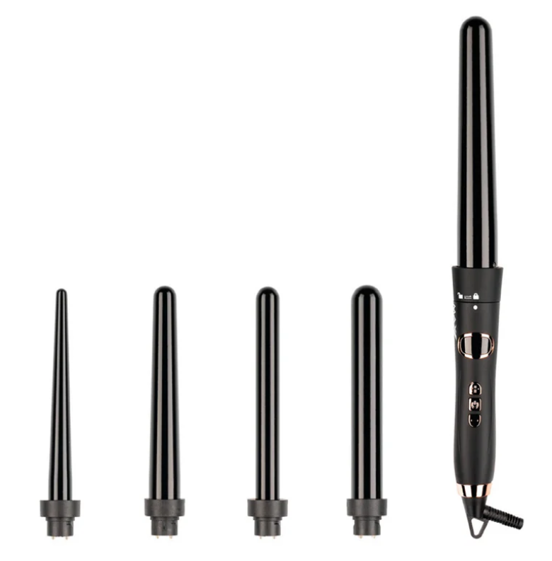 Max Pro Miracle 5 in 1 krultang multistyler met vijf opzetstukken - De HaarBoetiek