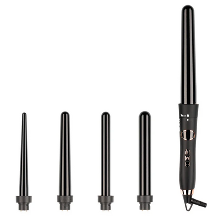 Max Pro Miracle 5 in 1 krultang multistyler met vijf opzetstukken - De HaarBoetiek