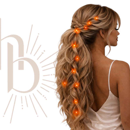 Led haarlichtjes oranje - De haarboetiek - Koningsdag topper