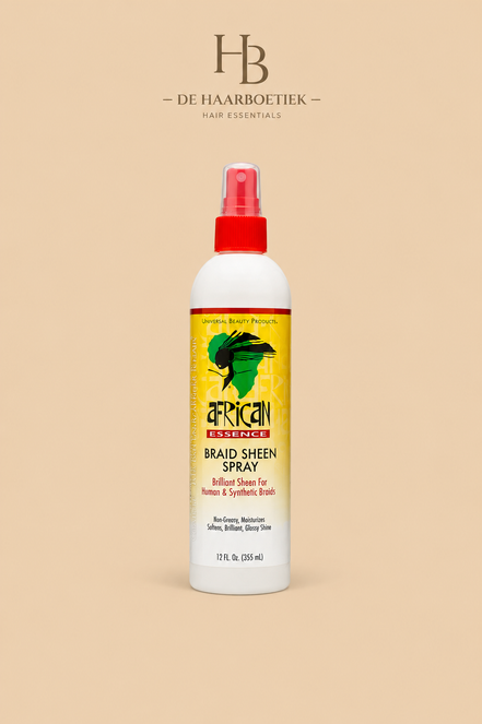 African Essence Braid Sheen Spray 355 ml - De HaarBoetiek