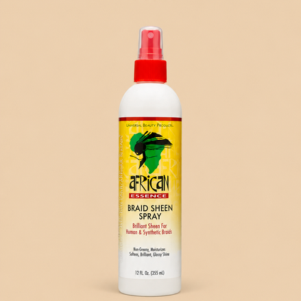 African Essence Braid Sheen Spray 355 ml - De HaarBoetiek
