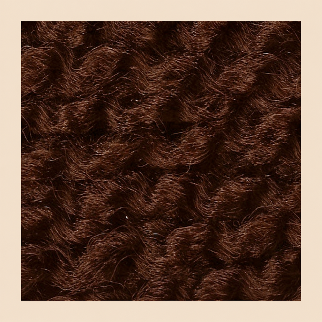 Afro Twist krullend invlechthaar donker kastanjebruin ATB33, 50 cm – De HaarBoetiek