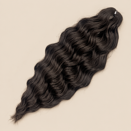 Anna Golvend Invlechthaar 60 cm – Bruin 10 – De HaarBoetiek