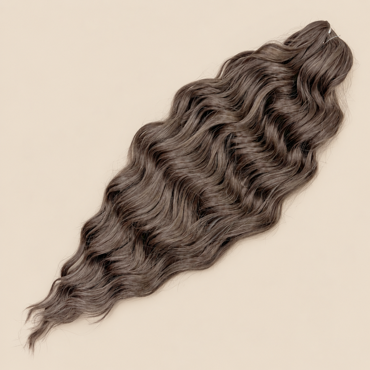 Anna Golvend Invlechthaar 60 cm – Bruin 10A – De HaarBoetiek