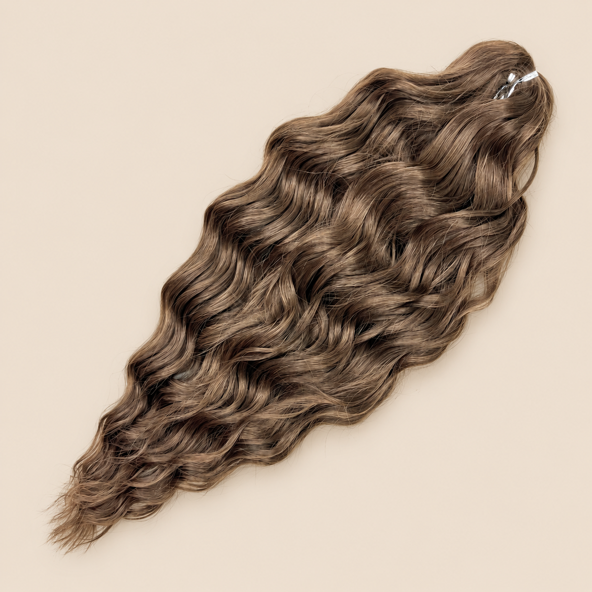 Anna Golvend Invlechthaar 60 cm – Bruin 12 – De HaarBoetiek