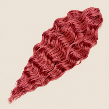 Anna golvend invlechthaar 60 cm 100 g – Oudroze (Pink5) – De HaarBoetiek