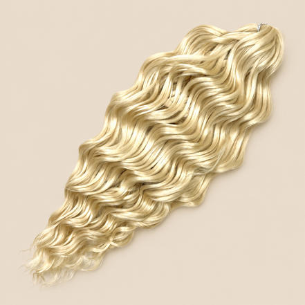 Anna Golvend Invlechthaar 60 cm – Blond 613 – De HaarBoetiek